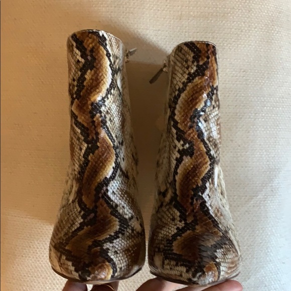 Faux Snake Booties - Picture 2 of 4